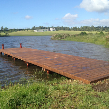 Muelle con Estructura de Curupay & Deck de Lapacho