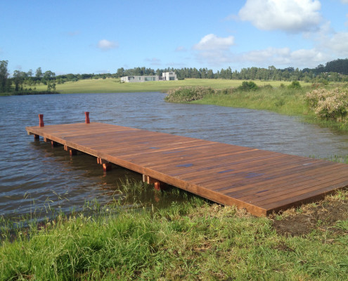 Muelle con Estructura de Curupay & Deck de Lapacho