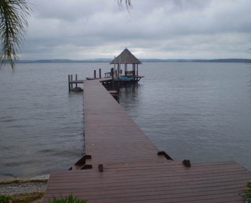 Muelle con Estructura de Curupay & Deck de Lapacho