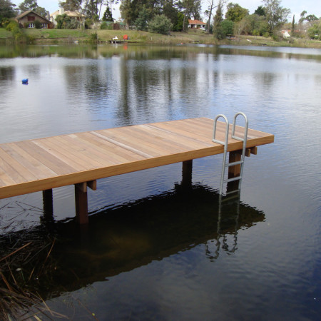 Muelle Estructura Curupay & Deck de Lapacho