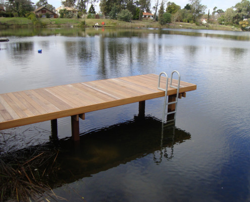 Muelle Estructura Curupay & Deck de Lapacho